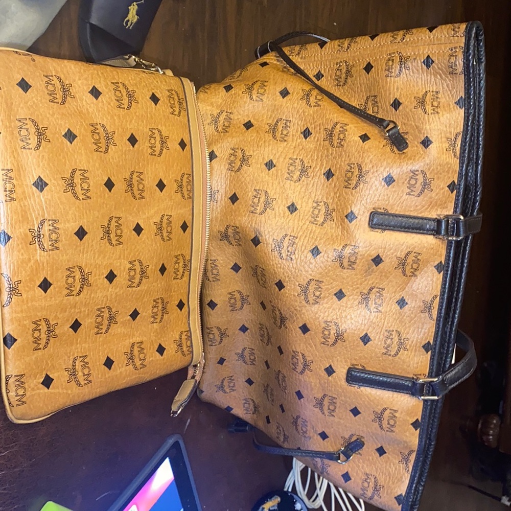 Mcm clutch and tote